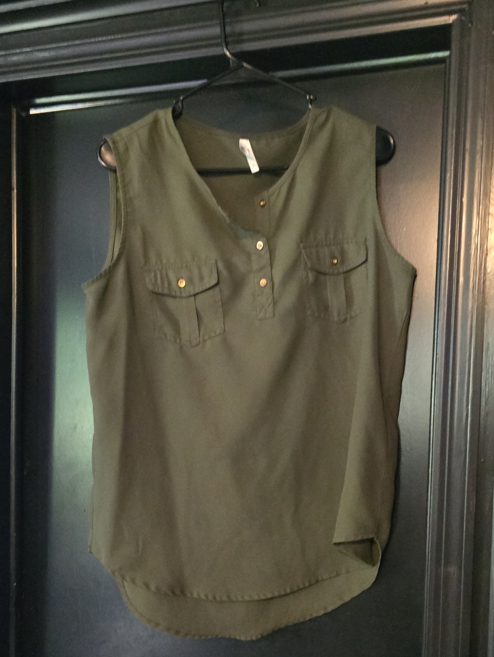 Live 4 Truth Olive Sleeveless Utility Camisole